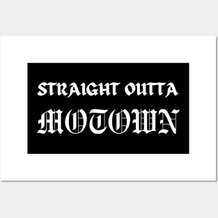 Straight Outta Motown Detroit Michigan Compton Parody Posters and Art